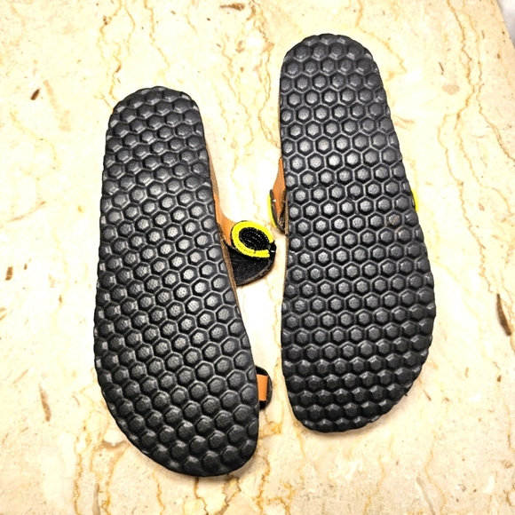 Sol John Birkenstock Womens Beaded Leather Toe Ring Boho Sandals 37 / 6 - 6.5 - Picture 7 of 10